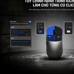 Chuột Gaming Không Dây RAWM Leviathan V4 GT Dual 8K PAW3950 54g Chính Hãng Full VAT 5