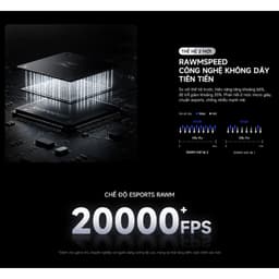 Chuột Gaming Không Dây RAWM Leviathan V4 GT Dual 8K PAW3950 54g Chính Hãng Full VAT 8
