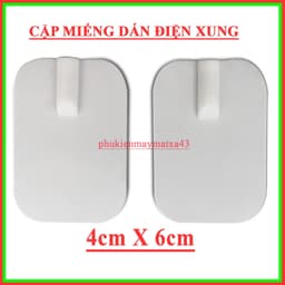 Cặp miếng dán điện xung dẻo dùng cho máy đa năng Đại Thần Thông DTT Care 086, 4cm x 6cm, loại dày tốt 2026 3