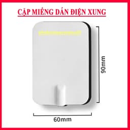 Cặp miếng dán điện xung dẻo 6cm x 9cm dùng cho máy massage điện xung DH14, DH16, DTT Care 086... 3