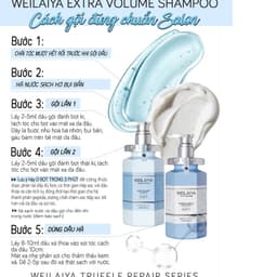 (Công ty) Dầu gội xả Weilaiya TÍM PHỒNG TÓC KIỀM DẦU Phục Hồi Đa Tầng Nấm Truffle 450ml 4