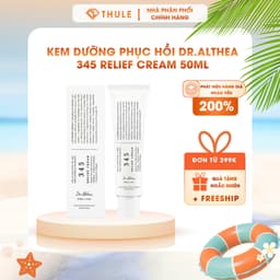 Dr.Althea 345 Relief Cream 50ml – Kem Dưỡng Ẩm Phục Hồi & Làm Dịu Da, Hỗ Trợ Da Khô Nhạy Cảm 1