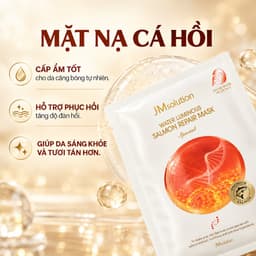 JMsolution Water Luminous Salmon Repair Mask 5 Miếng/Hộp – Mặt Nạ Dưỡng Ẩm Chăm Sóc Da Mềm Mịn 3