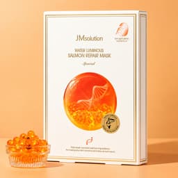 JMsolution Water Luminous Salmon Repair Mask 5 Miếng/Hộp – Mặt Nạ Dưỡng Ẩm Chăm Sóc Da Mềm Mịn 4