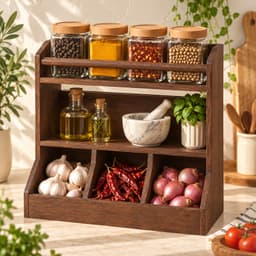 Hũ thủy tinh nắp gỗ 7COOKS đựng trà cà phê gia vị, có khắc tên theo yêu cầu 6