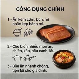 Thịt Hộp The Luncheon Meat Hàn Quốc 340g – Thịt Hộp Đa Năng, Chế Biến Nhanh Cho Mọi Bữa Ăn Trong Ngày 3