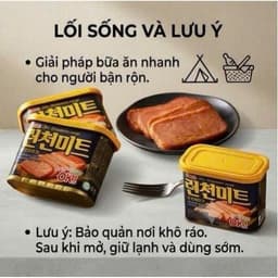 Thịt Hộp The Luncheon Meat Hàn Quốc 340g – Thịt Hộp Đa Năng, Chế Biến Nhanh Cho Mọi Bữa Ăn Trong Ngày 2