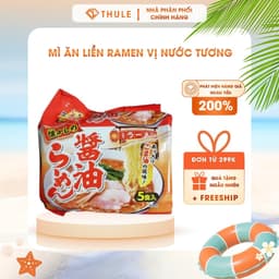 Mì Ramen Vị Nước Tương 89g Nhật Bản Sợi Mì Vàng Dai Ngon, Nước Súp Đậm Đà, Có Ngay Trong 3 Phút 1