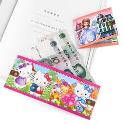 Vỉ 20 Chiếc Ví Giấy Có In Họa Tiết Hoạt Hình Cho Bé 3