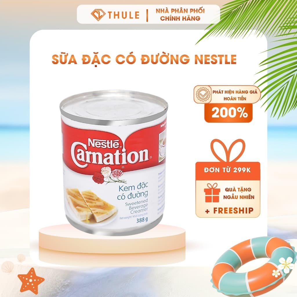 Sữa đặc Nestle Carnation Creamer Đặc Có Đường 388g – Bí Quyết Cho Ly Cà Phê Béo Ngậy, Món Bánh Thơm Ngon Chuẩn Vị