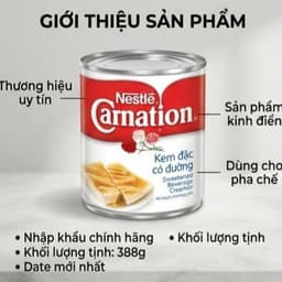 Sữa đặc Nestle Carnation Creamer Đặc Có Đường 388g – Bí Quyết Cho Ly Cà Phê Béo Ngậy, Món Bánh Thơm Ngon Chuẩn Vị 5