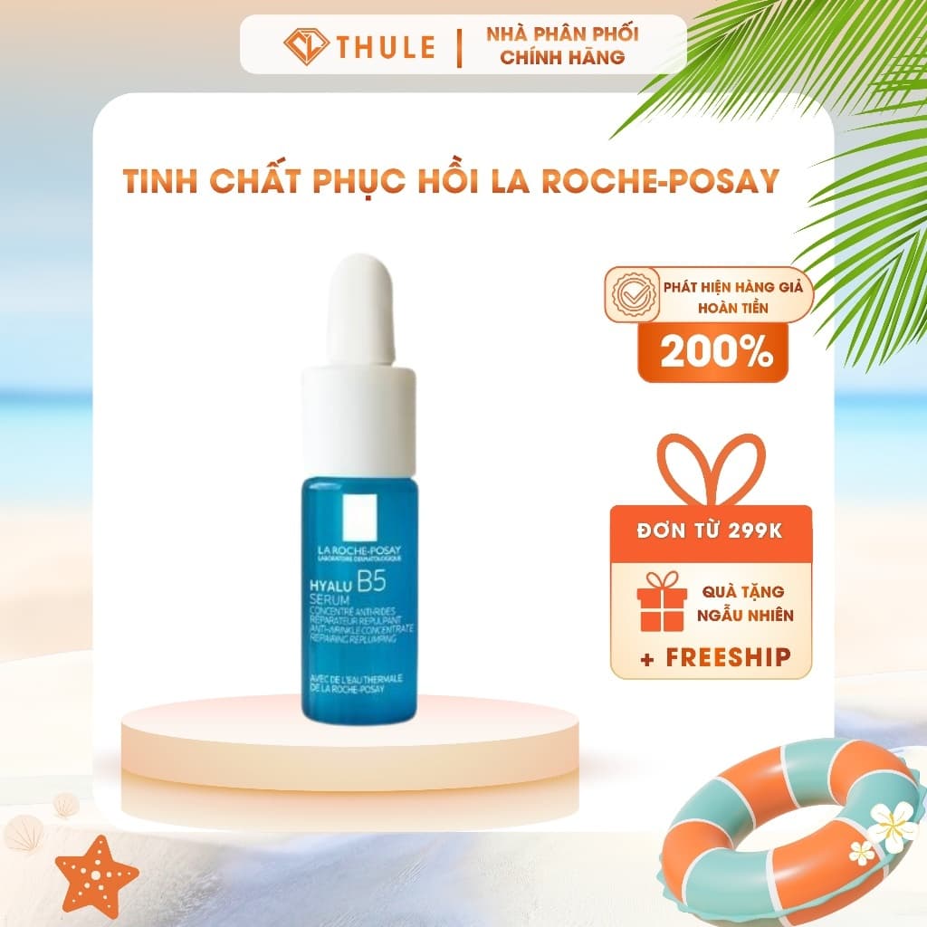 Tinh chất dưỡng ẩm La Roche-Posay Hyalu B5 Serum 10ml Cấp Nước Tức Thì, Dịu Nhẹ Cho Làn Da