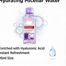 Nước tẩy trang L'Oréal Revitalift Hyaluronic Acid Micellar Water 95ml – Nước Tẩy Trang Cấp Ẩm, Làm Sạch Sâu Mà Không Khô 3