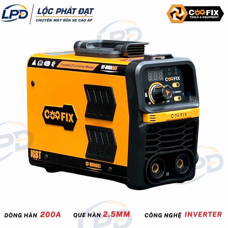 Máy Hàn Điện Tử COOFIX CF-MMA005 200A, IGBT Chuyên Que 2.5mm - Chính Hãng