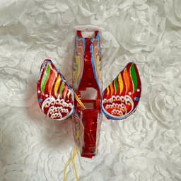 [size nhỏ 10cm] Lồng đèn trung thu kiếng mini hình con thuyền thủ công truyền thống trang trí trung thu 8