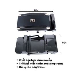 Thắt lưng nam da bò PG Nappa cao cấp L257DBT bảo hành 24 tháng 2