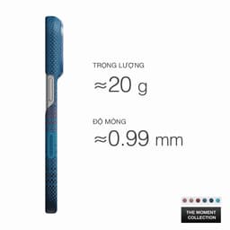[iP18] Ốp Pitaka Bản UltraSlim Khoét Viền Có Nút Camera Control Siêu Phẩm Từ Sợi Aramid Dệt cho iP 18/17/16 Series 9
