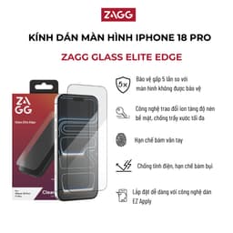 [iPhone 18 Series] Kính Cường Lực ZAGG Elite Edge Trong Suốt 2