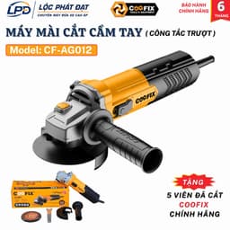 Máy mài cắt COOFIX CF-AG012 công suất 750W công tắc trượt cực bền, tặng 5 đá cắt chính hãng 1