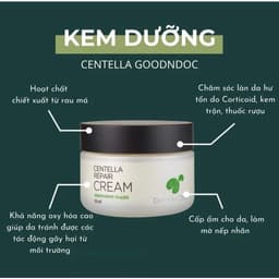 Kem Rau Má GoodnDoc, Ốc Sên, Lô Hội Kem Dưỡng Phục Hồi Da Tổn Thương Làm Dịu Da Cấp Ẩm Chống Lão Hoá Giảm Nếp Nhăn 2
