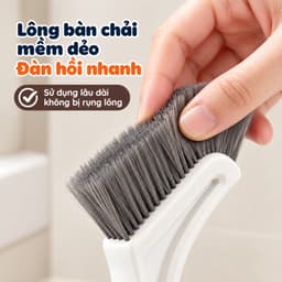 Chổi Cọ Nhà Vệ Sinh Cán Dài Đầu Chữ L Đa Năng TORO, Cây Chà Sàn Nhà Tắm Chà Khe Hẹp Góc Tường, Cửa Sổ Tiện Lợi 4
