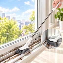 Chổi Cọ Nhà Vệ Sinh Cán Dài Đầu Chữ L Đa Năng TORO, Cây Chà Sàn Nhà Tắm Chà Khe Hẹp Góc Tường, Cửa Sổ Tiện Lợi 7