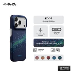 [iP18] Ốp Pitaka Bản UltraSlim Khoét Viền Có Nút Camera Control Siêu Phẩm Từ Sợi Aramid Dệt cho iP 18/17/16 Series 3