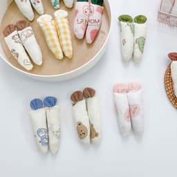[CÓ SỈ] Set 2 cà rốt cầm tay chống giật mình cho bé khi ngủ, đồ ôm tay cho bé muslin mềm mại -LP.Mom 5