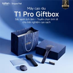 Máy Cạo Râu Điện Laifen T1 Pro Giftbox Nhỏ Gọn Tiện Mang Theo, Pin 120 Phút, Sạc Nhanh Type-C 1