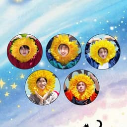 Huy hiệu - Pin cài Cortis ver Hoa Hướng Dương 4,4cm 1