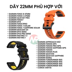 Dây Đồng Hồ Gar-min Quick Fit Size 22mm 26mm, Fenix 7 6 5, Gar-min 935 945 955 965 Enduro 4