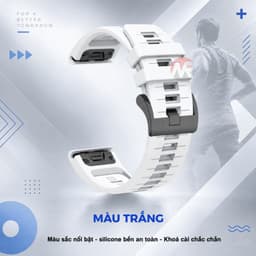 Dây Đeo Đồng Hồ Garrmin Silicone TPU GM Forerunner 955/945/935, Fenix 5/6/Pro/GPS/Plus 8