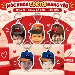 Móc khóa em bé c3ortis đáng yêu 1