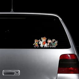 Sticker Chống Nước Hình Dán Thầy Trò Đường Tăng Dán Xe, Dán Trang Trí - chất liệu decal siêu nét,siêu bền, chống nước 6