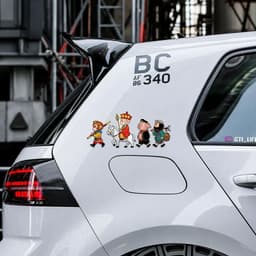 Sticker Chống Nước Hình Dán Thầy Trò Đường Tăng Dán Xe, Dán Trang Trí - chất liệu decal siêu nét,siêu bền, chống nước 5