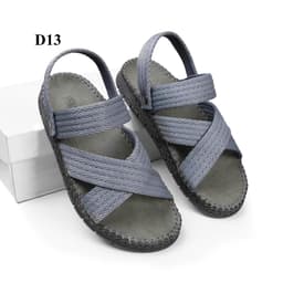 Dép quai hậu nam quai dù mềm mại  , Sandal nam quai dù đi học đi làm  đế lõm êm chân may viền thủ công chắc chắn 9
