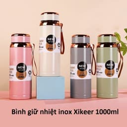 Bình giữ nhiệt inox Xikeer 1000ml/ 800ml. LMS 8