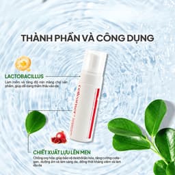 Celleanser Sữa Rửa Mặt Lựu Đỏ Pomegranate Làm Sạch Dịu Nhẹ Cấp Ẩm Chăm Sóc Da Hằng Ngày 2