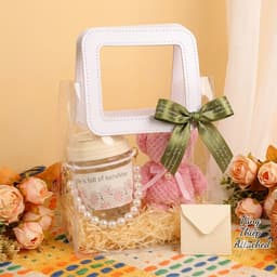 Quà Tặng 20/10 Nữ – Set Quà Tặng Gấu Bông Kèm Bình Nước Dễ Thương, Hộp Quà Xinh Xắn Căn Nhà Mơ 4
