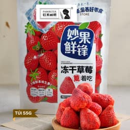 Dâu Tây Sấy Thăng Hoa 55g – Strawberry Freeze Dried Giòn Xốp Vị Chua Ngọt Món Ăn Vặt 2