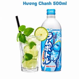 Nước Soda Ramune SANGARIA 500ml Nhật Bản – Nước Ngọt Có Gas Thanh Mát Giải Khát 3
