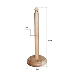 Cây Cọc Gỗ Để Cuộn Giấy Lau Đa Năng và Cuộn Giấy Lau Đa Năng In Hình Họa Tiết/ ComBo 3 Cuộn Túi Trong đựng Thực Phẩm. LM 2
