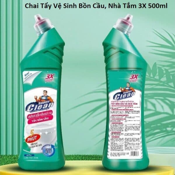 Chai Tẩy Vệ Sinh Bồn Cầu, Nhà Tắm 3X 500ml và Liên Minh/ Thái Lan Dkay Famos 960ml. LMS