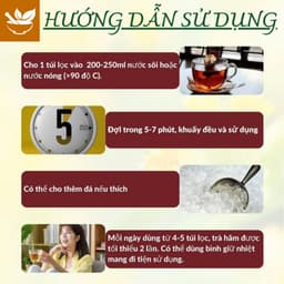 Trà Tiêu Thực (Tiêu mỡ) - Trà Lá Nam Detox thải mỡ bụng, đùi giúp nhẹ người, điều chỉnh cân nặng. 8