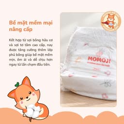 Combo 3 Tã Bỉm Dán/Quần Momoji Air Dry+ NB/S/M/L/XL/XXL/XXXL Êm Mềm Mịn, Siêu Mỏng, Siêu Khô Thoáng, An Toàn Cho Bé 3