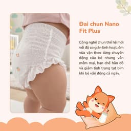Combo 3 Tã Bỉm Dán/Quần Momoji Air Dry+ NB/S/M/L/XL/XXL/XXXL Êm Mềm Mịn, Siêu Mỏng, Siêu Khô Thoáng, An Toàn Cho Bé 6