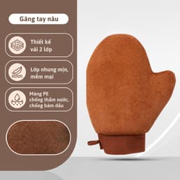 Găng tay thoa kem hai mặt dưỡng da Body Massage, Bao Tay bôi Kem Cao Cấp 8