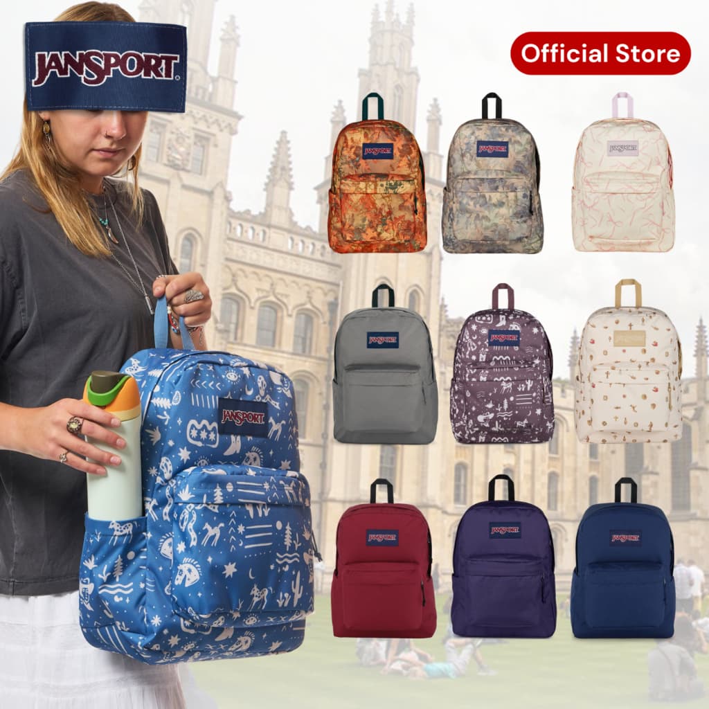 Balo chính hãng Jansport (USA) SuperBreak Plus, có ngăn laptop, độ bền cao, bảo hành 1 năm, JS0A4QUE