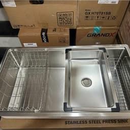 Chậu rửa bát Kluger KY8045ST Plus | Bề mặt trơn dễ dàng vệ sinh 6