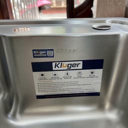 Chậu rửa bát Kluger KH8050ST Plus | Bề mặt trơn dễ dàng vệ sinh | Model 2026 8